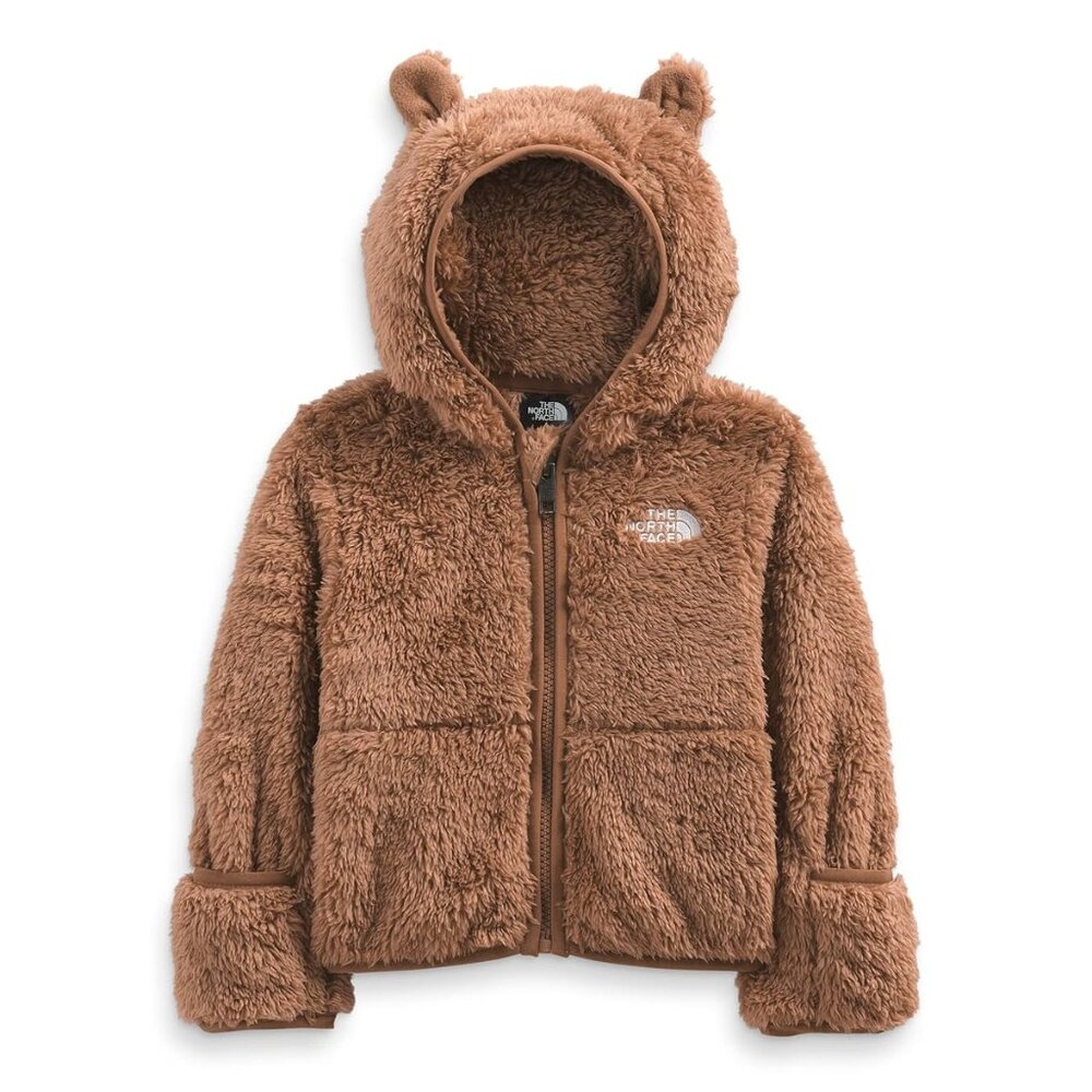 The North Face Baby Campshire Bear Hoodie Jacket Utility Brown Sz 18-24M - NEW!